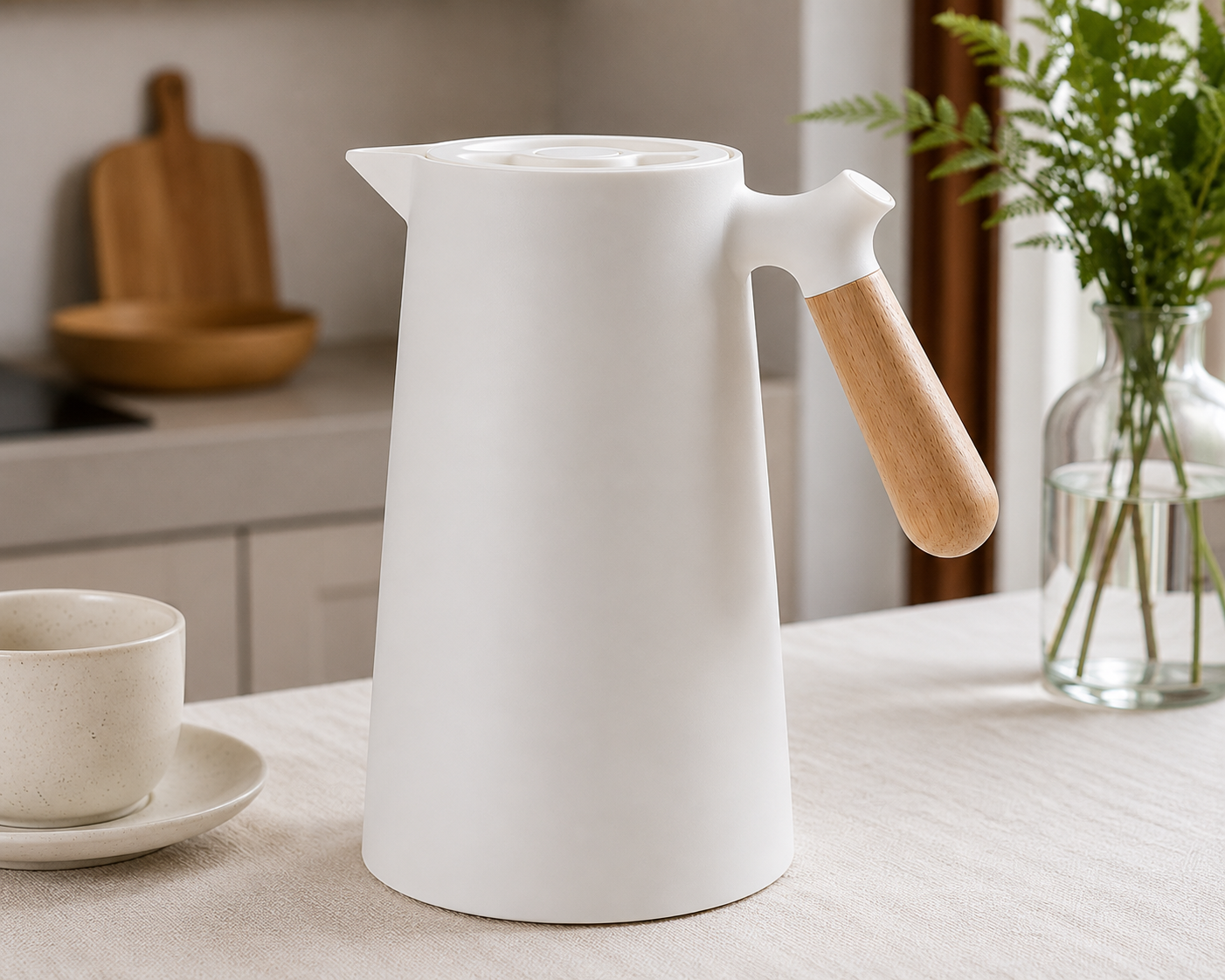 Bule Térmico Veneza 1L Branco